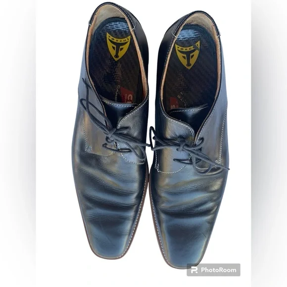 Michael Toschi Men’s Romeo split Toe Black Leather dress shoe size 11